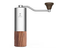 Ручная кофемолка Timemore G1 Plus с титановыми жерновами и регулировкой помола (cеребро/дерево)
