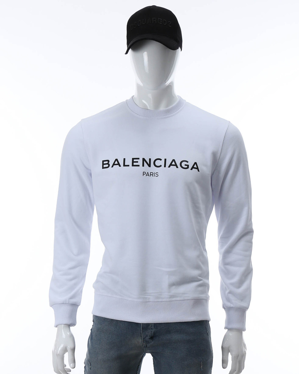 Світшот білий BALENCIAGA WHT M (Р) 20-510-001