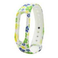 Браслет для Xiaomi Mi Band 2 Tricolor Flower