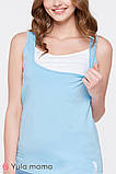 Майка для вагітних та годування TILLA NR-20.043, блакитна, розмір S, фото 3