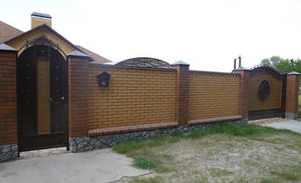 Ковані ворота з рельєфним декором (ефект жатки), фото 5