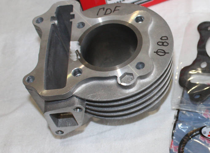 Поршневая на скутер 80 кубов (47мм) ЦПГ на 4т Китайский скутер GY6-80cc ...