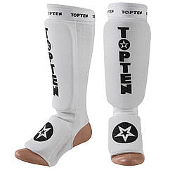 Захист ноги TopTen, еластан, білий, липучка, розмір S, M, L, XL, mod. 1225TTW
