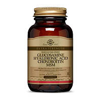 Комплекс для суглобів і зв'язок Solgar Glucosamine Hyaluronic Acid Chondroitin MSM 60 tabs