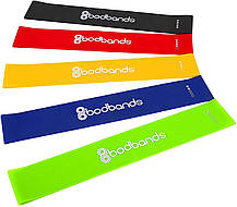 Набір Фітнес гумки BODBANDS з 5 стрічок і чохла для фітнесу, фото 2