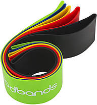 Набір Фітнес гумки BODBANDS з 5 стрічок і чохла для фітнесу, фото 3