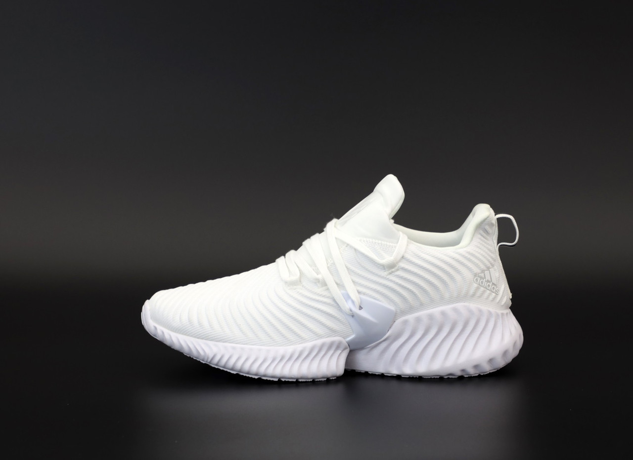 Чоловічі кросівки Adidas Alphabounce Instinct White, чоловічі кросівки адідас альфабаунс інстинкт білі