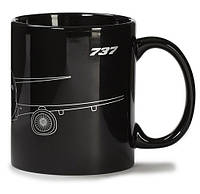 Чашка Boeing 737 Midnight Silver Mug