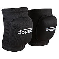 Наколінник волейбольний Ronex RX-075, чорний, розмір L (всі розміри S, M, L)