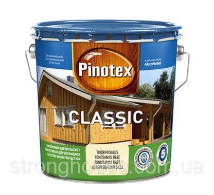 Pinotex Classic Lasur 3 л деревозахисний засіб Пінотекс Класик Лазур