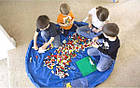 Дитячий килимок-органайзер - місце для ігор і мішок для зберігання іграшок, фото 2