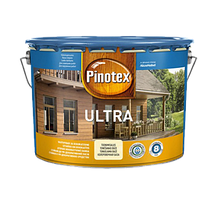 Pinotex Ultra Lasur 10 л Пінотекс Ультра Лазур (тик, калюжниця, орегон, горіх, червоне дерево, палісандр). Лак