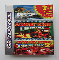 3 в 1 Ice Age 2 - The Meltdown, Donkey Kong Country, Donkey Kong Country 2 Game Boy Advance (GBA)
