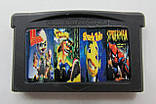 4 в 1 Chicken Little, Crash Bandicoot The Huge Adventure, Shark Tale, Spider Man Game Boy Advance (GBA), фото 2
