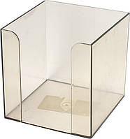 Куб для паперу "Арніка" №83031 9х9х9см димчатий порожній(1)(36)
