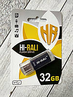 Флеш-накопитель Usb 32Gb Hi-Rali Rocket (V-Cut) series Black