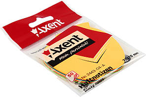 Блок/зам. липк. краєм 70х70мм 50арк. яблуко "Axent" №2443-04(1)(24)