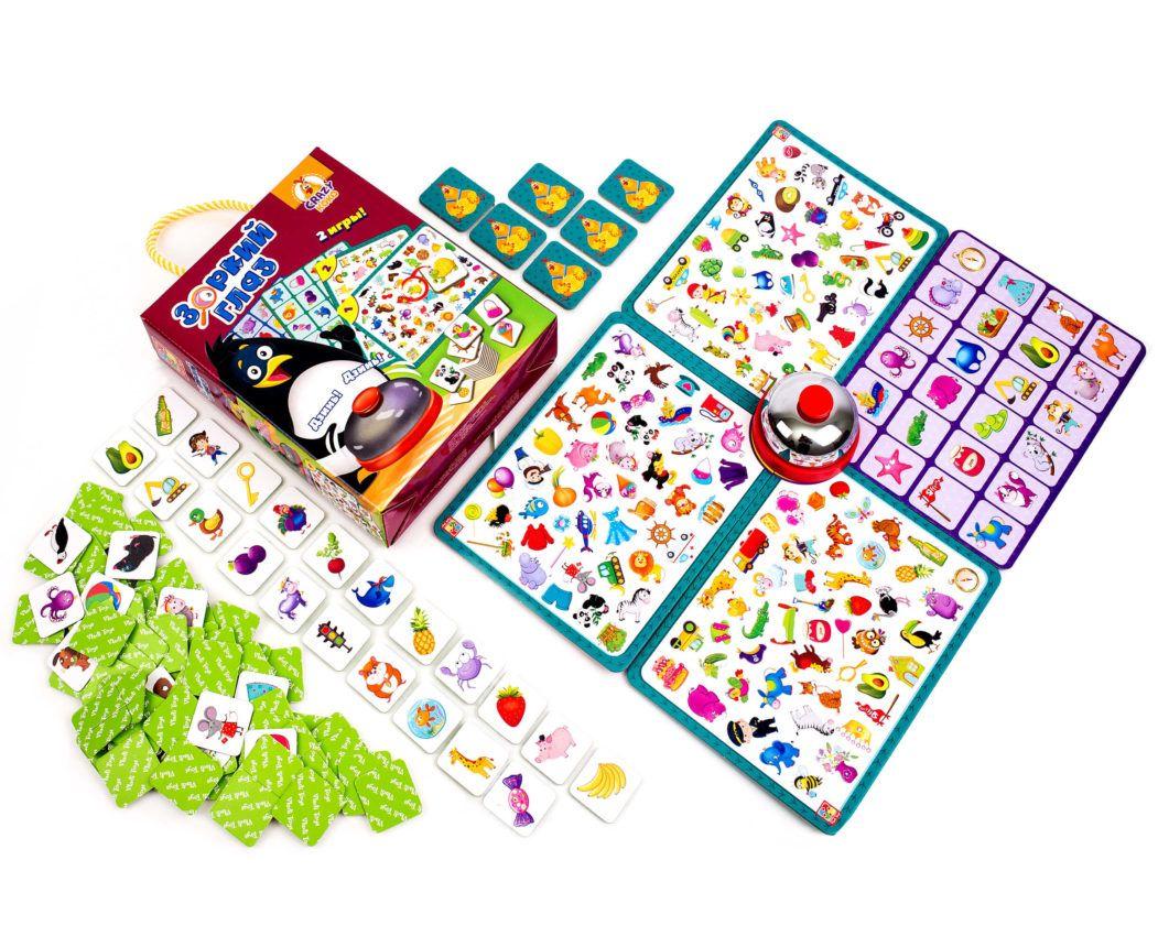 Настільна Гра зі дзвінком Пильне око Vladi Toys VT8010-03