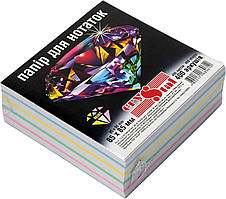 Блок/зам. нкл 85х85мм 400арк. мікс,5кольор."Crystal" №0612(40)