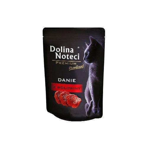 Консерви Dolina Noteci Premium з яловичиною 85 г для стерилізованих котів