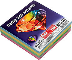 Блок/зам. нкл 85х85мм 300арк. райдуга "Crystal" №0773(40)