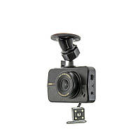 Відеореєстратор CYCLONE DVH-47 Dual (огляд 170*, LCD 2.2", 30sps, FHD1920*1080, 12 міс гарантія)
