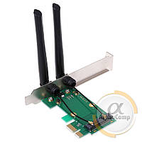 Адаптер PCI-E miniPCI-e (2 антени)