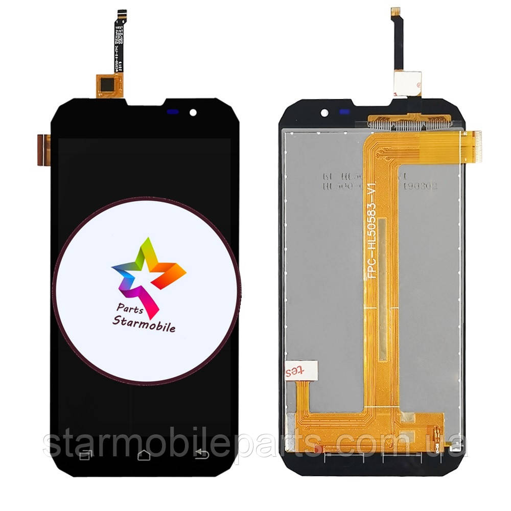 Дисплей Geotel G1 + сенсор чорний (оригінальні комплектуючі), фото 1