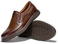Кожаные мужские коричневые туфли ТМ BUMER!!! 45