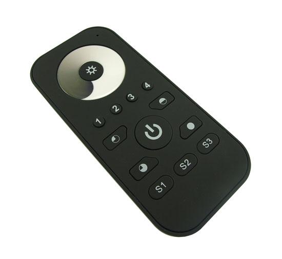 Пульт SR-2819S-DIM /4 зони, чорний корпус/ для контролерів SR-1009х SUNRICHER 5443