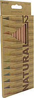 Олівці кольор. 12 кольор. "Marco" №6100-12CB Natural(12)(240)