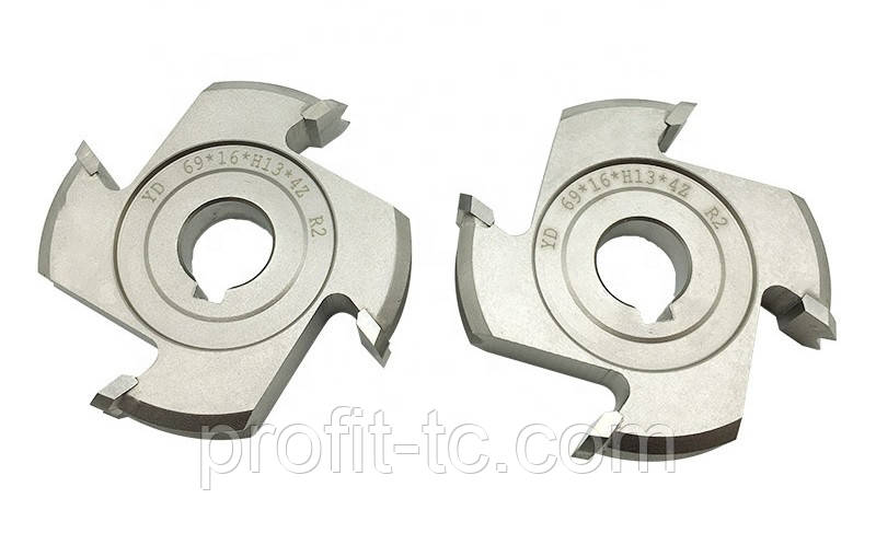 Фреза для крайкооблицювальних верстатів KDT/WDMAX 69х16хH13х4Z-R1.5, фото 1