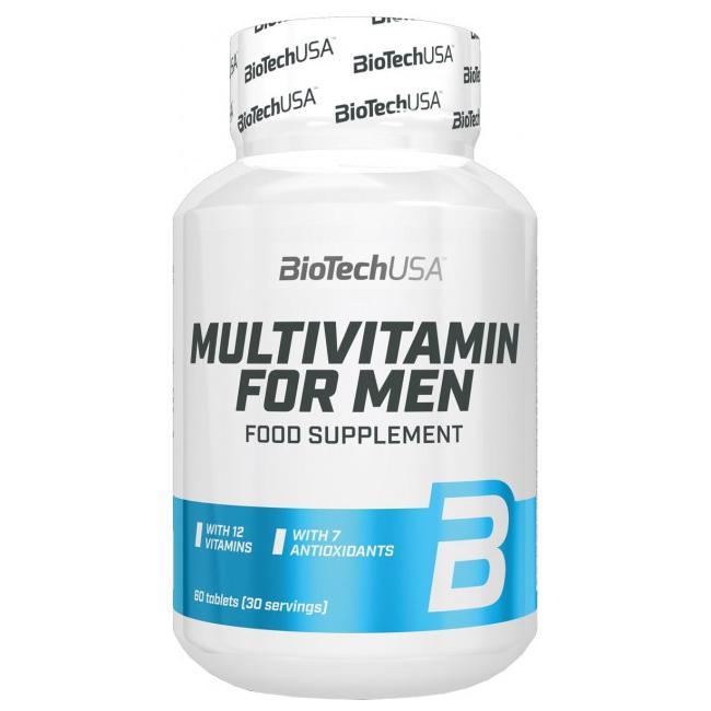Вітаміни для чоловіків BioTech USA Multivitamin for Men 60 таб Угорщина