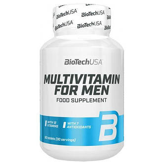 Вітаміни для чоловіків Multivitamin for Men BioTech 60 таб, фото 2