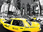Велика фото-картина на полотні 80х60 див. New-York Yellow Cabs (WDC90068), фото 2