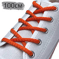 Шнурки для обуви KIWI 100см круглые, толщина 5мм Оранжевый