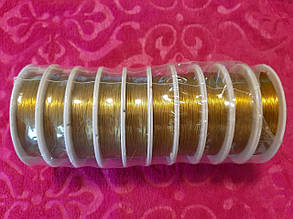 Дріт золота упаковка 10 бобін 0,3 мм/25 м