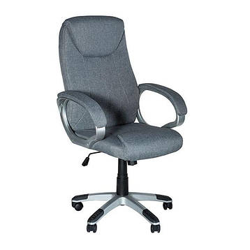 Крісло офісне Остін Austin текстиль сірий, фото 2