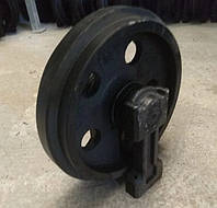 Направляющее колесо гусеницы экскаватора (ленивец) Sumitomo SH490 (аналог Case)