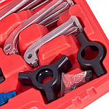 Знімач універсальний гідравлічний 3в1, хід штока 75-105 мм, 13 предметів (C-5073) ALLOID, фото 3