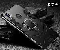 Бронированный чехол IRON MAN с кольцом под магнит для Huawei Honor 8X MAX