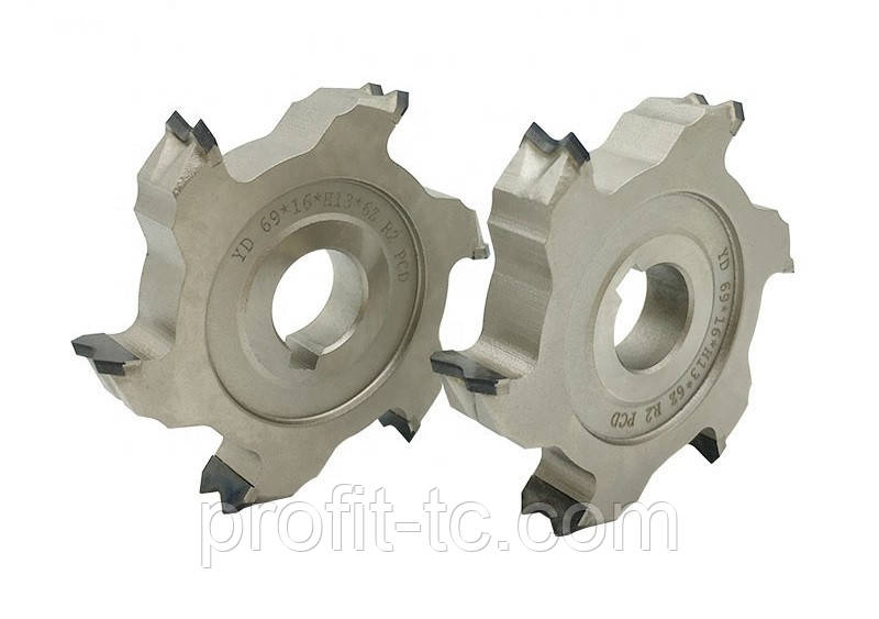 Фреза для крайкооблицювальних верстатів алмазна 69х16хH13х6Z-R3, фото 1