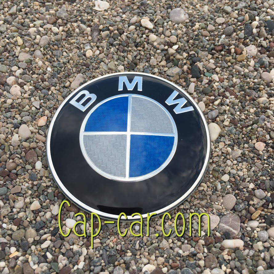 3D-наклейки для дисків з емблемою BMW carbon 65 мм. Ціна вказана за комплект наклейок із 4 штук.