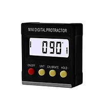 Кутомір електронний Міні 360 магнітний, рівень, транспортир MT-2010 (001277)