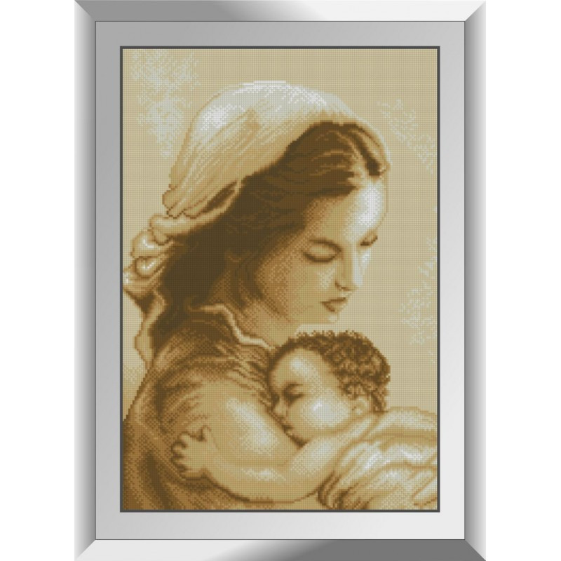 Набір алмазної мозаїки Мамині обійми Dream Art 31412 (37 x 56 см), фото 1