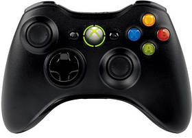 Джойстик бездротовий геймпад Xbox 360 Controller Wireless Чорний