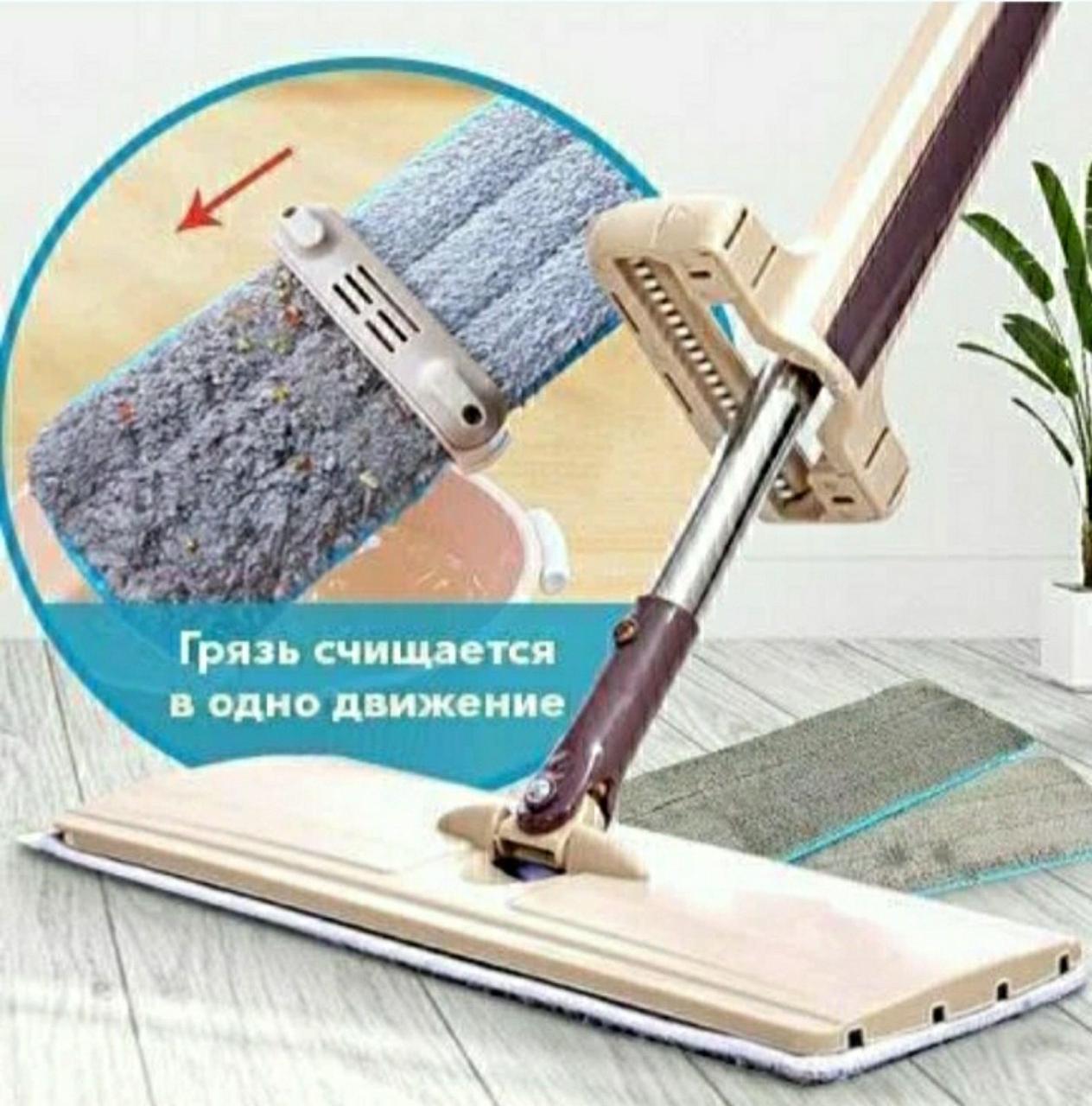 Швабра стрічка з відтискачем Cleaner 360 Spin Mop + 2 насадки, фото 1