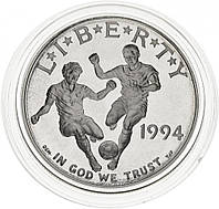 США 1 доллар 1994 Серебро S Proof Чемпионат мира по футболу 1994 года в США (KM#247)