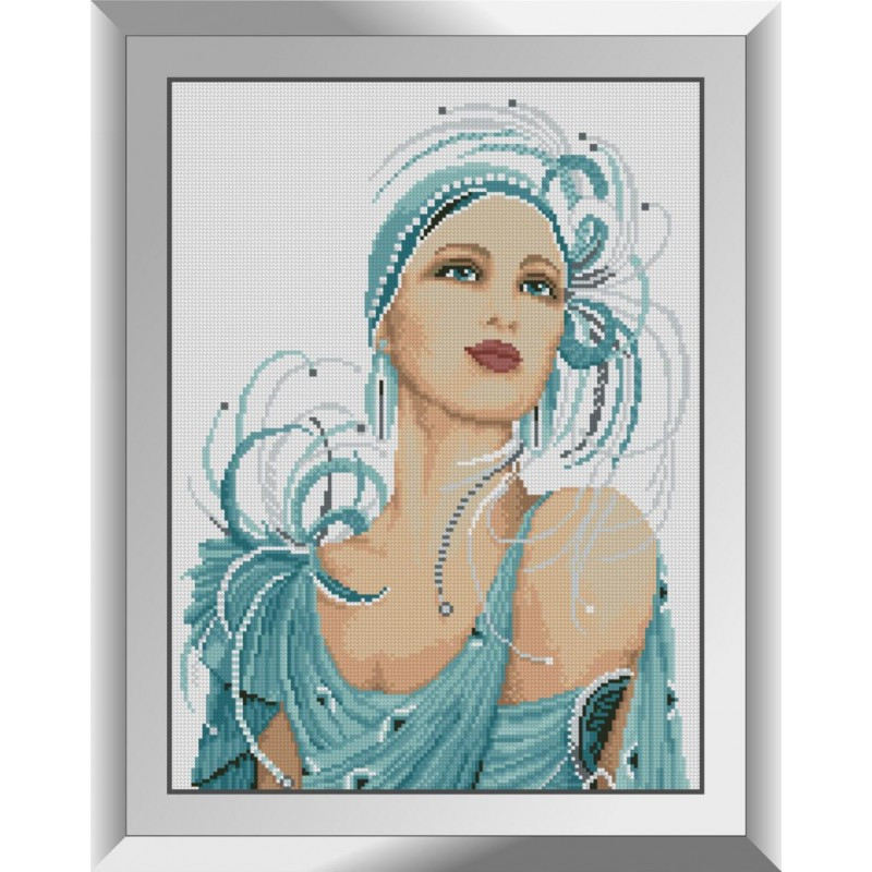 Набір алмазної мозаїки Леді Чарльстон Dream Art 31414 (36 x 48 см), фото 1