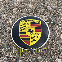 3D-наклейки для дисків з емблемою Porsche (Порше) 65 мм. Ціна вказана за комплект наклейок із 4 штук.